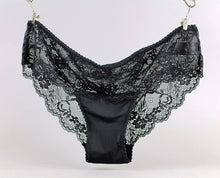 Load image into Gallery viewer, Women Sexy Seamless Briefs,Ultra-Thin Transparent Flower