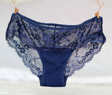 Load image into Gallery viewer, Women Sexy Seamless Briefs,Ultra-Thin Transparent Flower