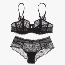 Load image into Gallery viewer, Brand lingerie set sexy lace sexy transparent ultra-thin female