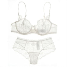 Load image into Gallery viewer, Brand lingerie set sexy lace sexy transparent ultra-thin female