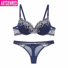 Load image into Gallery viewer, high-end brand New Arrival lace bra set push up