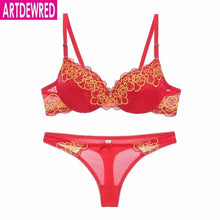 Load image into Gallery viewer, high-end brand New Arrival lace bra set push up