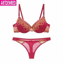 Load image into Gallery viewer, high-end brand New Arrival lace bra set push up