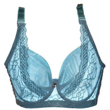 Load image into Gallery viewer, ultra-thin cup lace mesh push up bra 3/4 cup new fashion sexy women