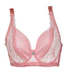 Load image into Gallery viewer, ultra-thin cup lace mesh push up bra 3/4 cup new fashion sexy women
