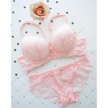 Load image into Gallery viewer, 2018 Fashion Lady Bra Brief Sets Lace Push Up Bra Set