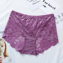 Load image into Gallery viewer, Underwear Women Plus Size Sexy Lace Panties Transparent