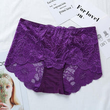 Load image into Gallery viewer, Underwear Women Plus Size Sexy Lace Panties Transparent