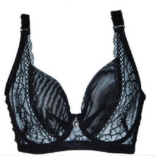 Load image into Gallery viewer, ultra-thin cup lace mesh push up bra 3/4 cup new fashion sexy women