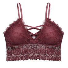 Load image into Gallery viewer, Sexy Floral Lace Bralette Female Wireless Bra Fashion Lace Brassiere