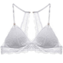 Load image into Gallery viewer, 3/4 Cup Black Wireless Bralette For Women Unlined