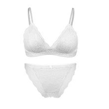 Load image into Gallery viewer, Deruilady New Women Sexy Lace bra set Solid Women
