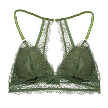 Load image into Gallery viewer, 3/4 Cup Black Wireless Bralette For Women Unlined