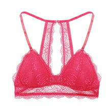 Load image into Gallery viewer, 3/4 Cup Black Wireless Bralette For Women Unlined