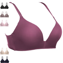 Load image into Gallery viewer, Super Soft Deep V Push UP Brassiere Wire Free Intimates Bralette Bra