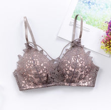 Load image into Gallery viewer, Women Lingerie Sexy Lace Bra Wine Red Brassiere Fashion