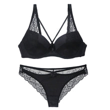 Load image into Gallery viewer, Norns women's sexy underwear set lace lingerie set push up plus size bra set