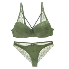 Load image into Gallery viewer, Norns women's sexy underwear set lace lingerie set push up plus size bra set