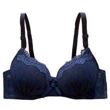 Load image into Gallery viewer, Wire Free Floral Lace Bra Women Adjustable Strap Push Up Bras